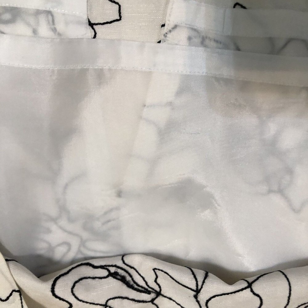 rafael sport floral lined skirt lined blend size large L Zip - Picture 7 of 10